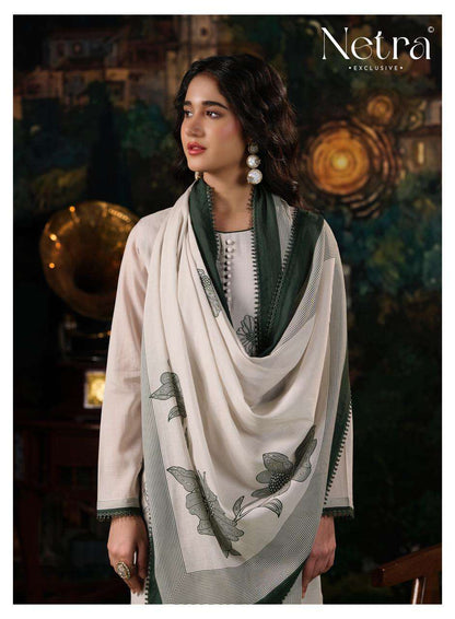 Anvi Netra Mul Chanderi Pant Style Suits Supplier Gujarat