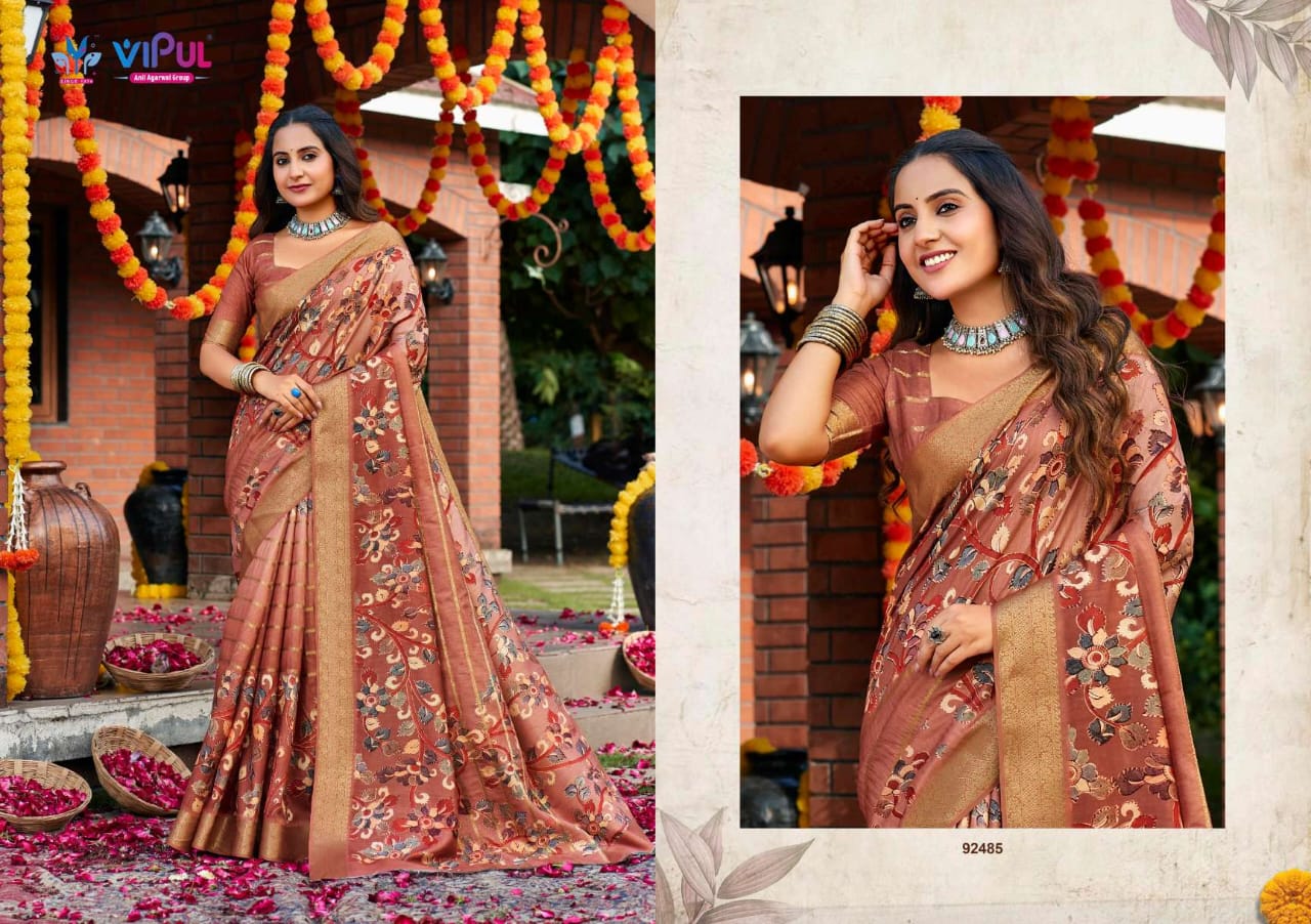 Anvi Vol 3 Vipul Soft Silk Sarees Exporter India