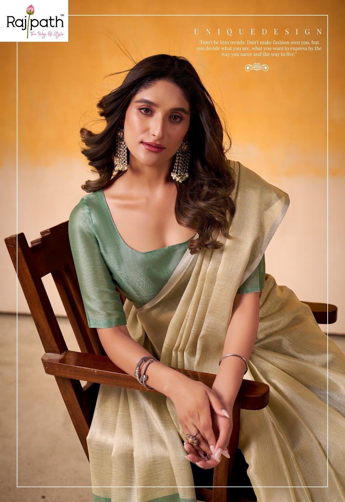 Anvika Light Edition Rajpath Tissue Silk Sarees Exporter India