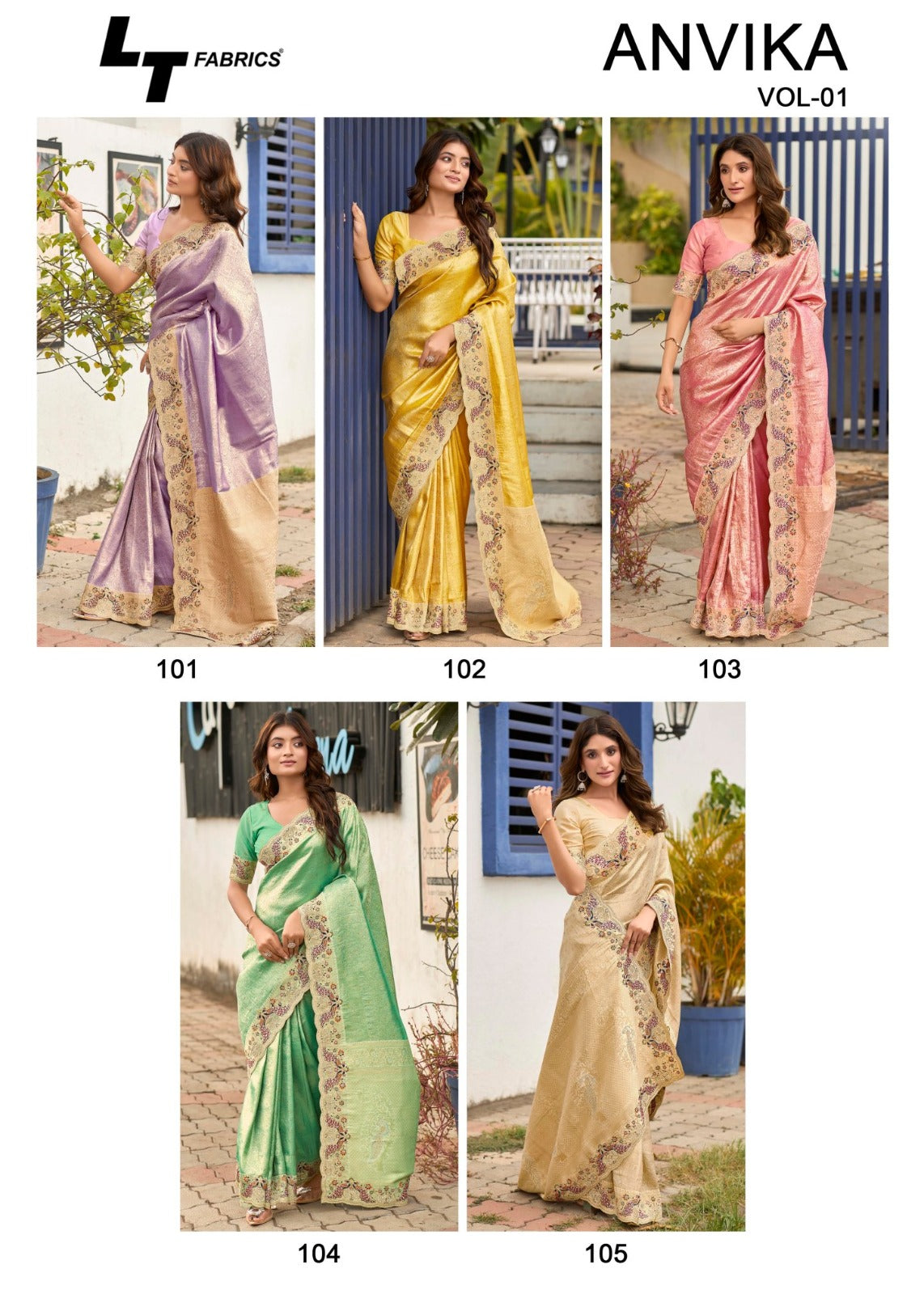 Anvika Lt Fabrics Sarees Wholesaler