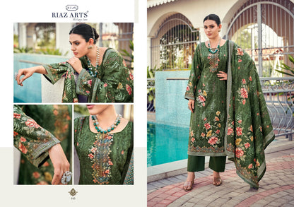 Anvika Riaz Art Cotton Karachi Salwar Suits Wholesaler Gujarat