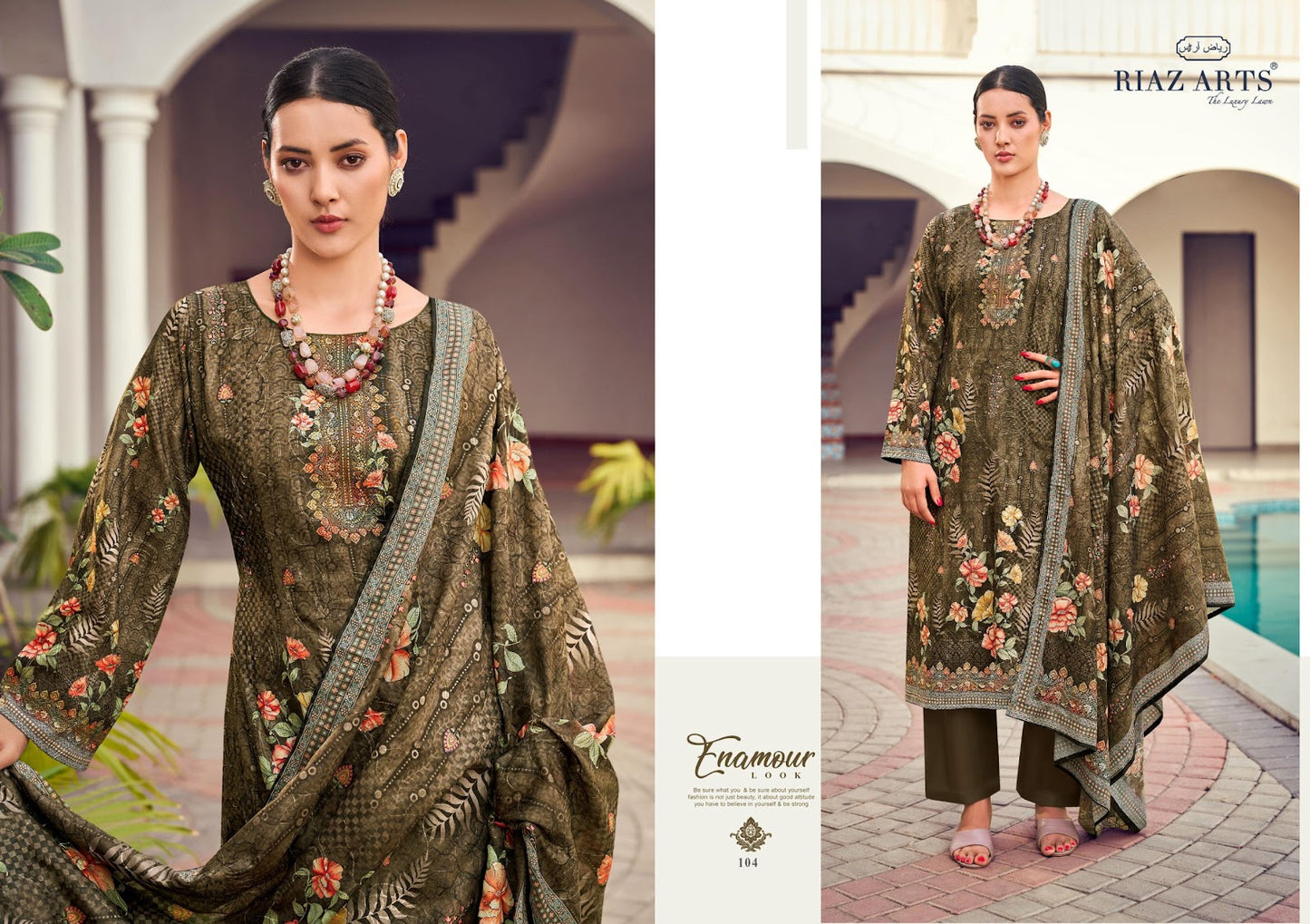 Anvika Riaz Art Cotton Karachi Salwar Suits Wholesaler Gujarat