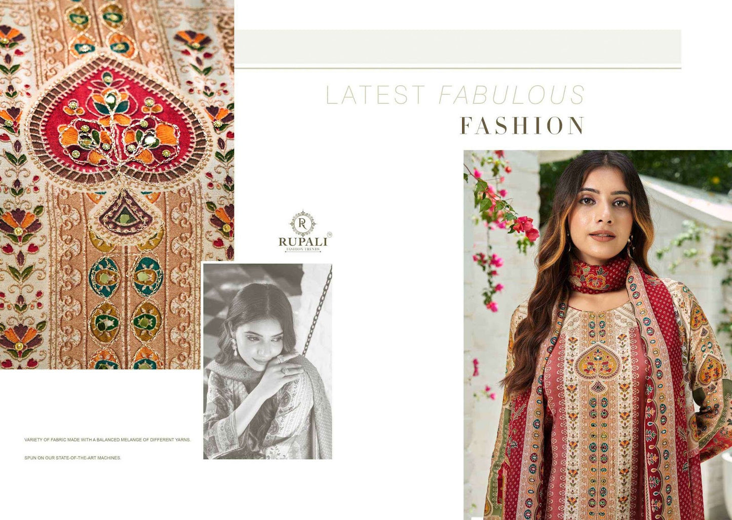 Anvika Rupali Pure Viscose Pant Style Suits Exporter Gujarat