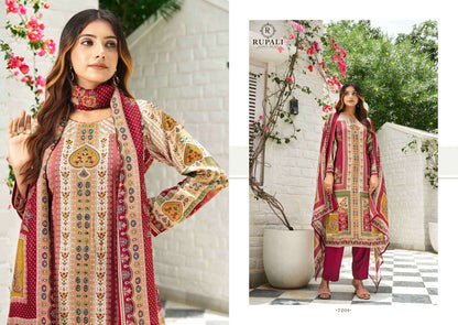 Anvika Rupali Pure Viscose Pant Style Suits Exporter Gujarat