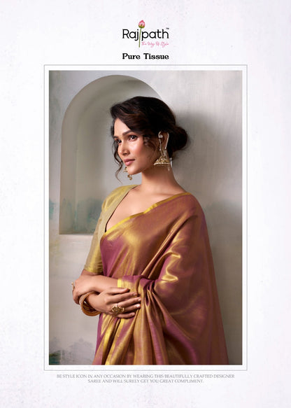Anvika Tissue Rajpath Sarees Wholesaler India