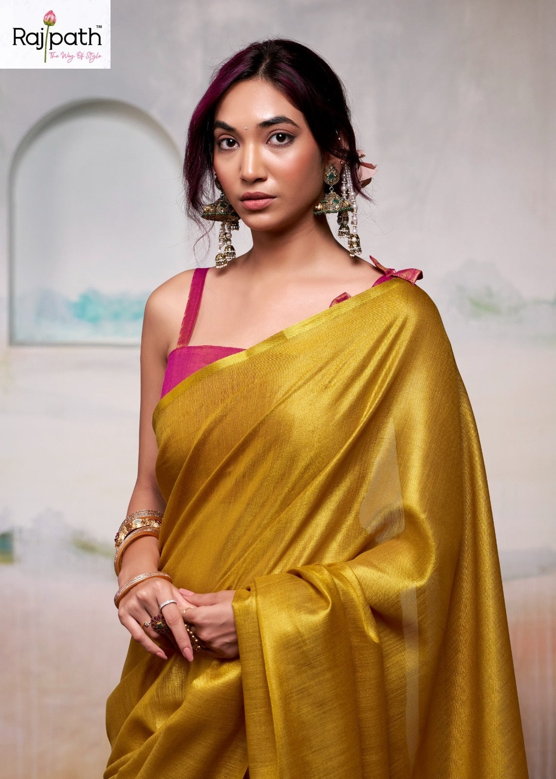 Anvika Tissue Rajpath Sarees Wholesaler India