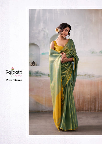 Anvika Tissue Rajpath Sarees Wholesaler India