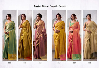 Anvika Tissue Rajpath Sarees Wholesaler India