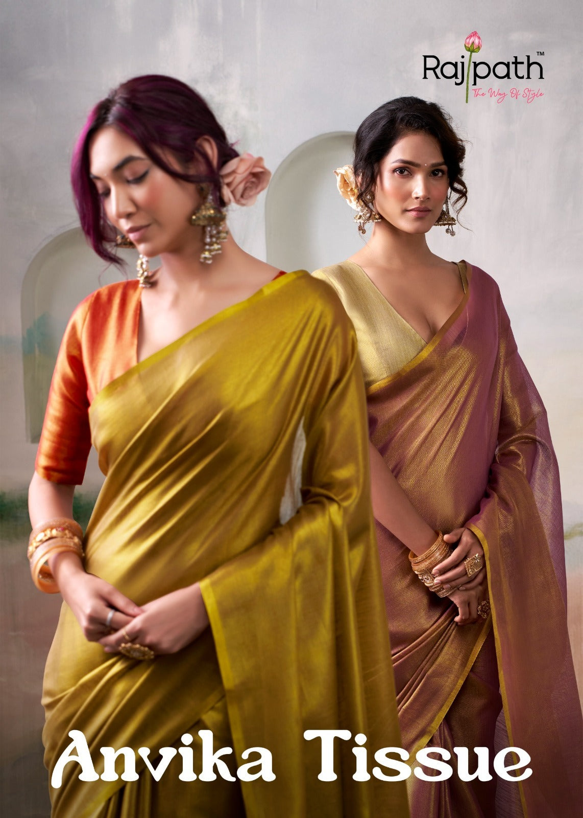 Anvika Tissue Rajpath Sarees Wholesaler India