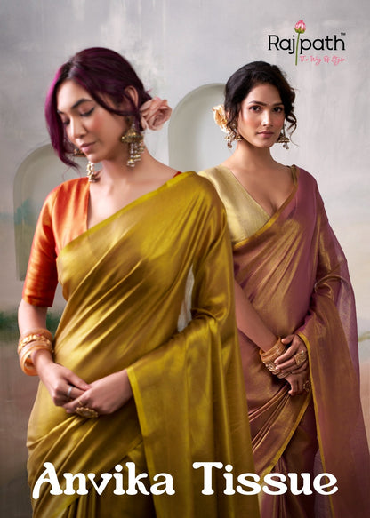 Anvika Tissue Rajpath Sarees Wholesaler India