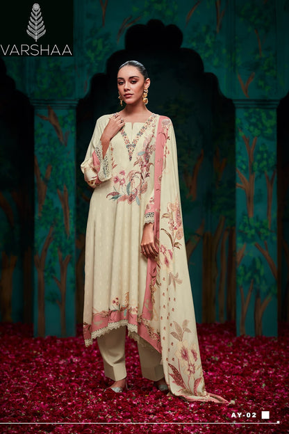 Anya Varshaa Cotton Linen Pant Style Suits Wholesaler Gujarat