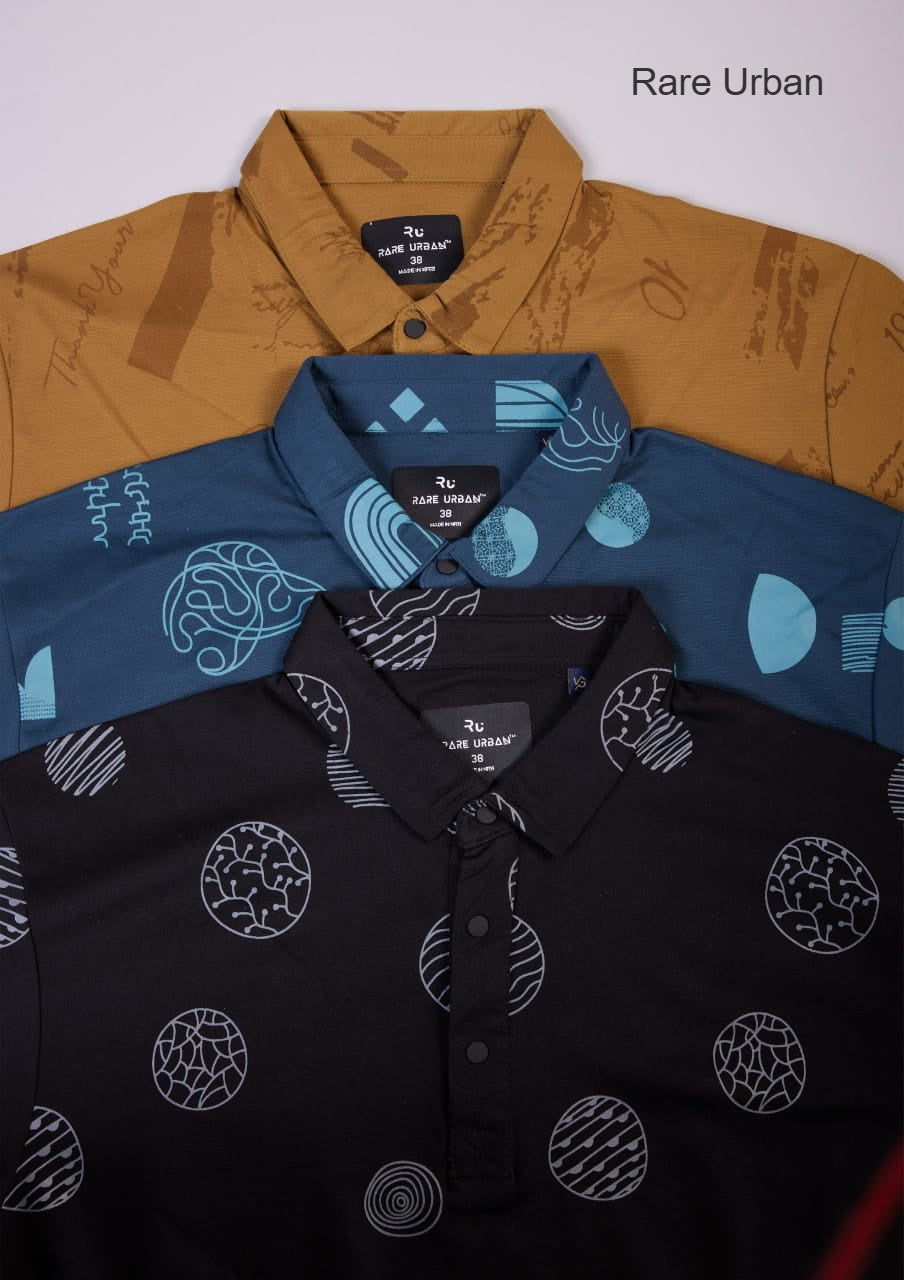 Aop Vol 5746 Rare Urban Tencil Lycra Mens Tshirts Supplier India