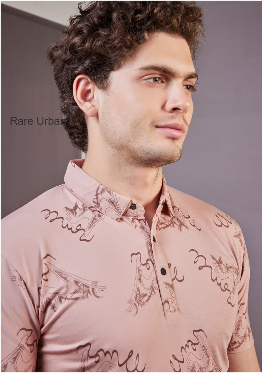 Aop Vol 5746 Rare Urban Tencil Lycra Mens Tshirts Supplier India