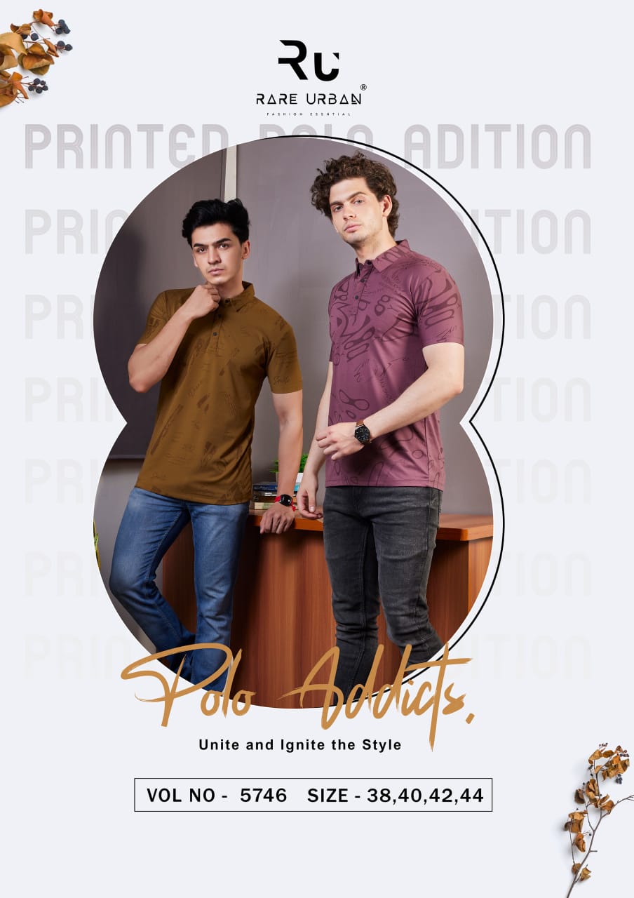 Aop Vol 5746 Rare Urban Tencil Lycra Mens Tshirts Supplier India