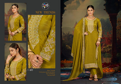 Apeksha Four Dots Organza Pant Style Suits Exporter Ahmedabad