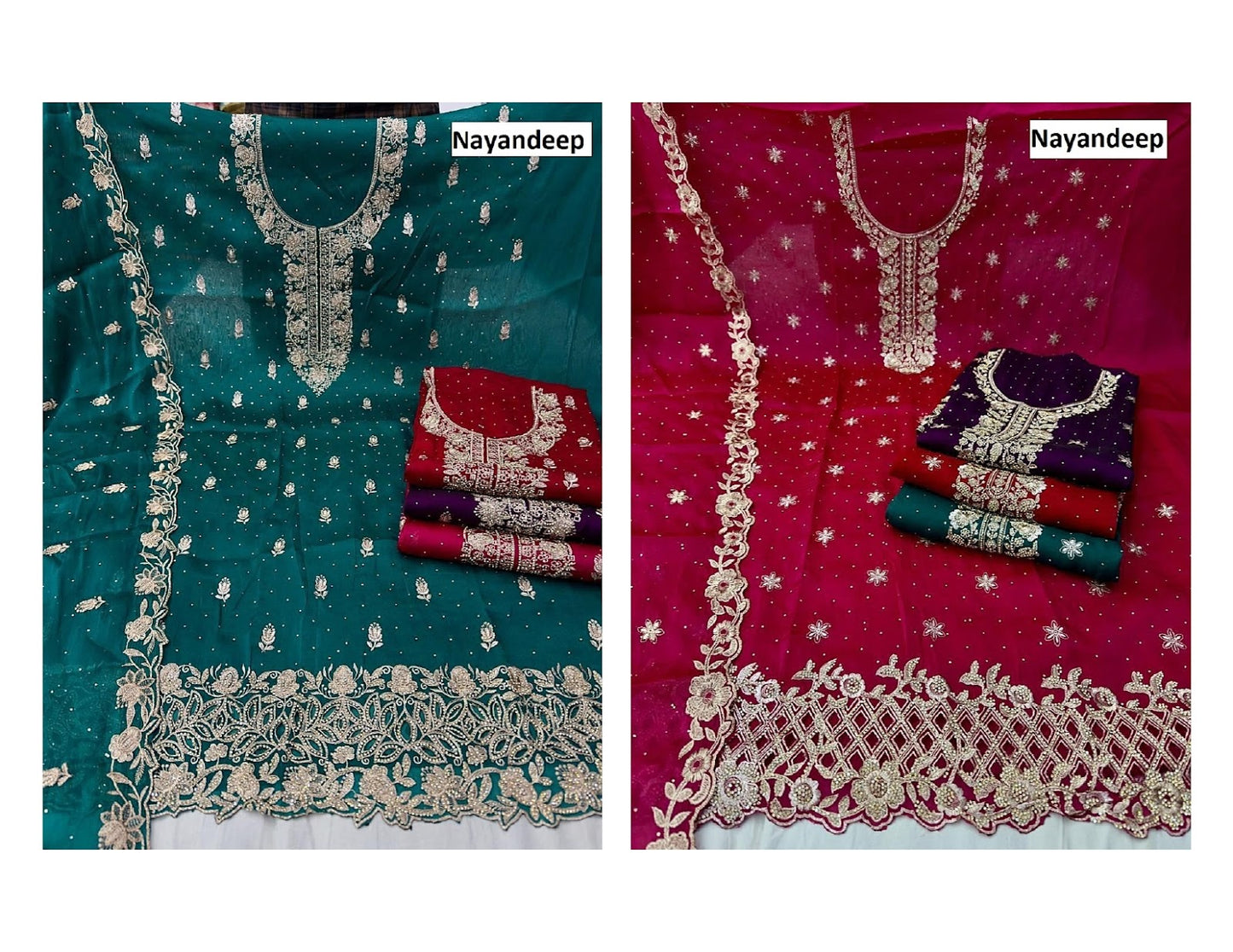 Apeksha Nayandeep Silk Salwar Suits Exporter Gujarat