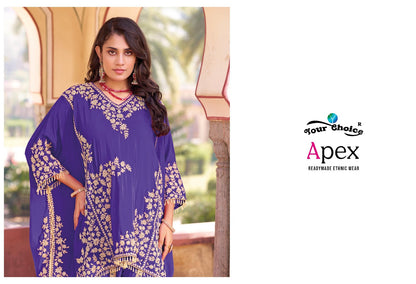 Apex Your Choice Chinon Kaftan Dhoti Set Wholesaler Gujarat