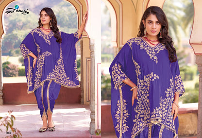 Apex Your Choice Chinon Kaftan Dhoti Set Wholesaler Gujarat