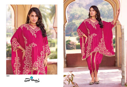 Apex Your Choice Chinon Kaftan Dhoti Set Wholesaler Gujarat