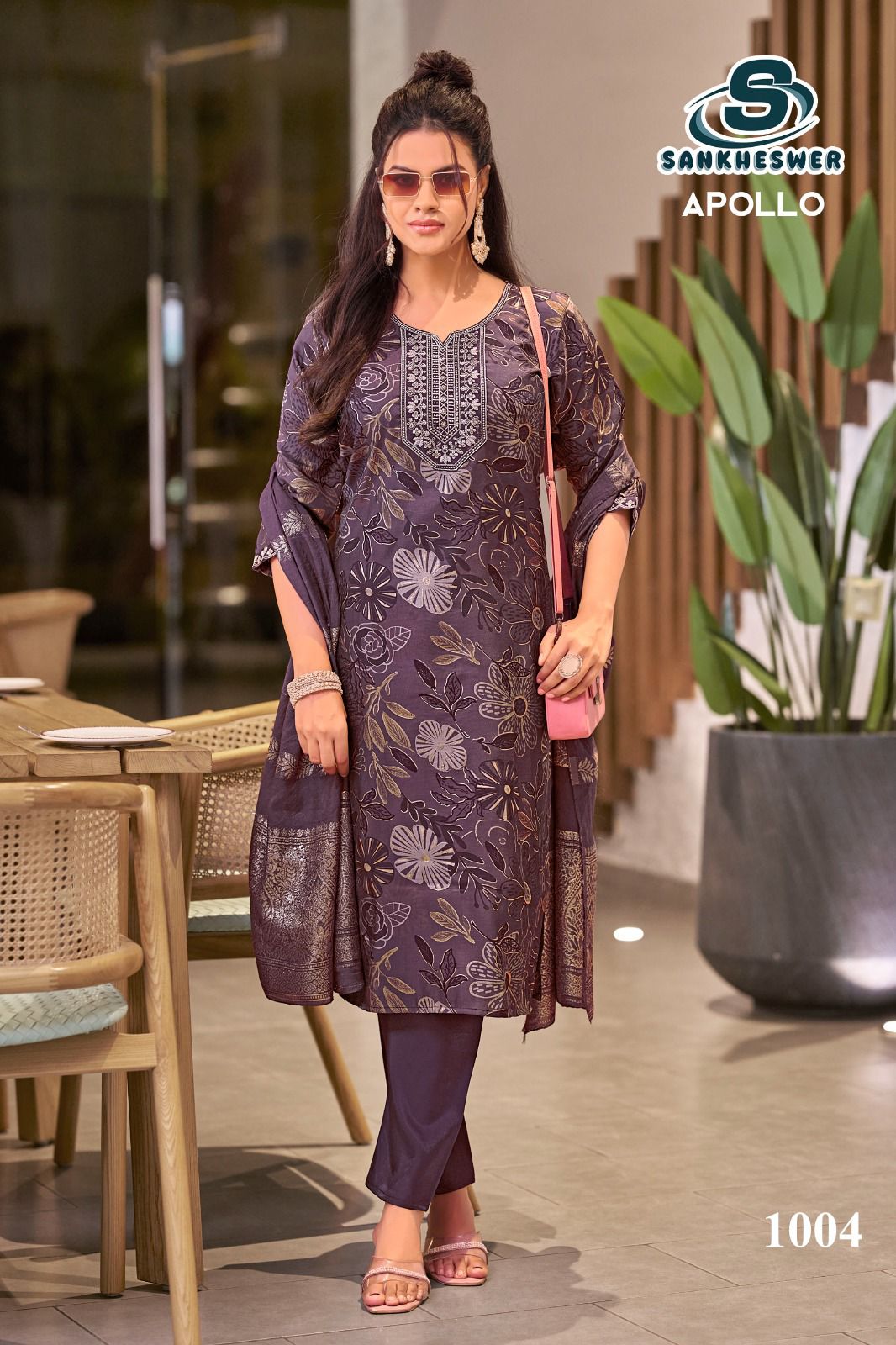 Apollo Vol 1 Sankheswer Roman Readymade Pant Style Suits Supplier India