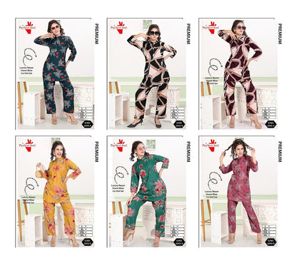 Apple Cut 0108 Perfect Feel Reyon Co Ord Set Supplier