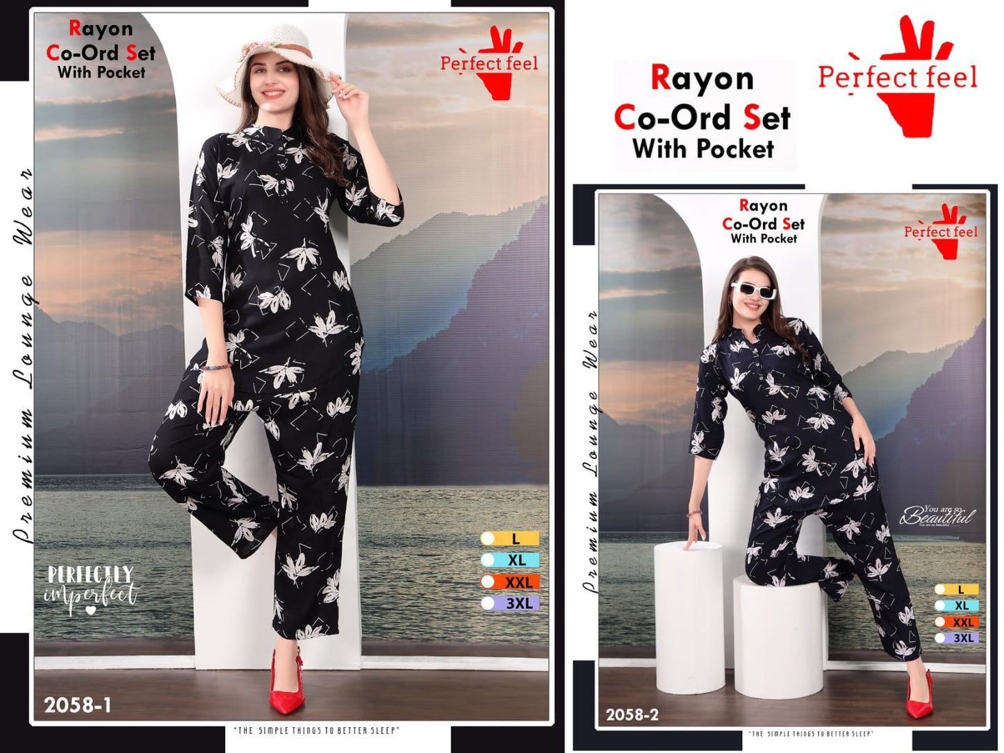 Apple Cut 1408 Perfect Feel Rayon 17Kg Co Ord Set Wholesaler Gujarat