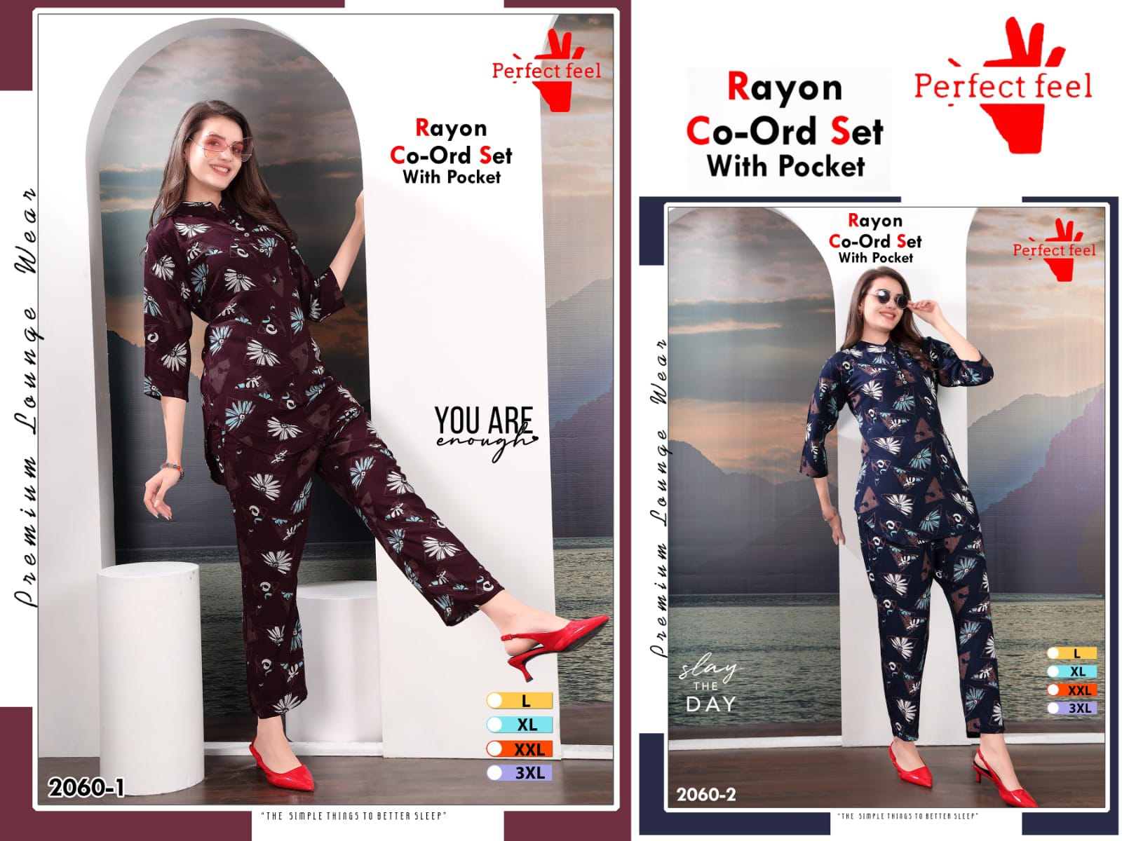 Apple Cut 1408 Perfect Feel Rayon 17Kg Co Ord Set Wholesaler Gujarat