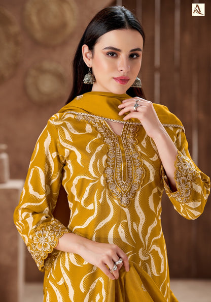 Apple Cut Edition 2 Alok Viscose Karachi Salwar Suits Manufacturer Ahmedabad