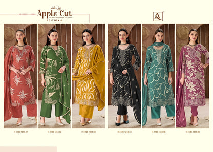 Apple Cut Edition 2 Alok Viscose Karachi Salwar Suits Manufacturer Ahmedabad