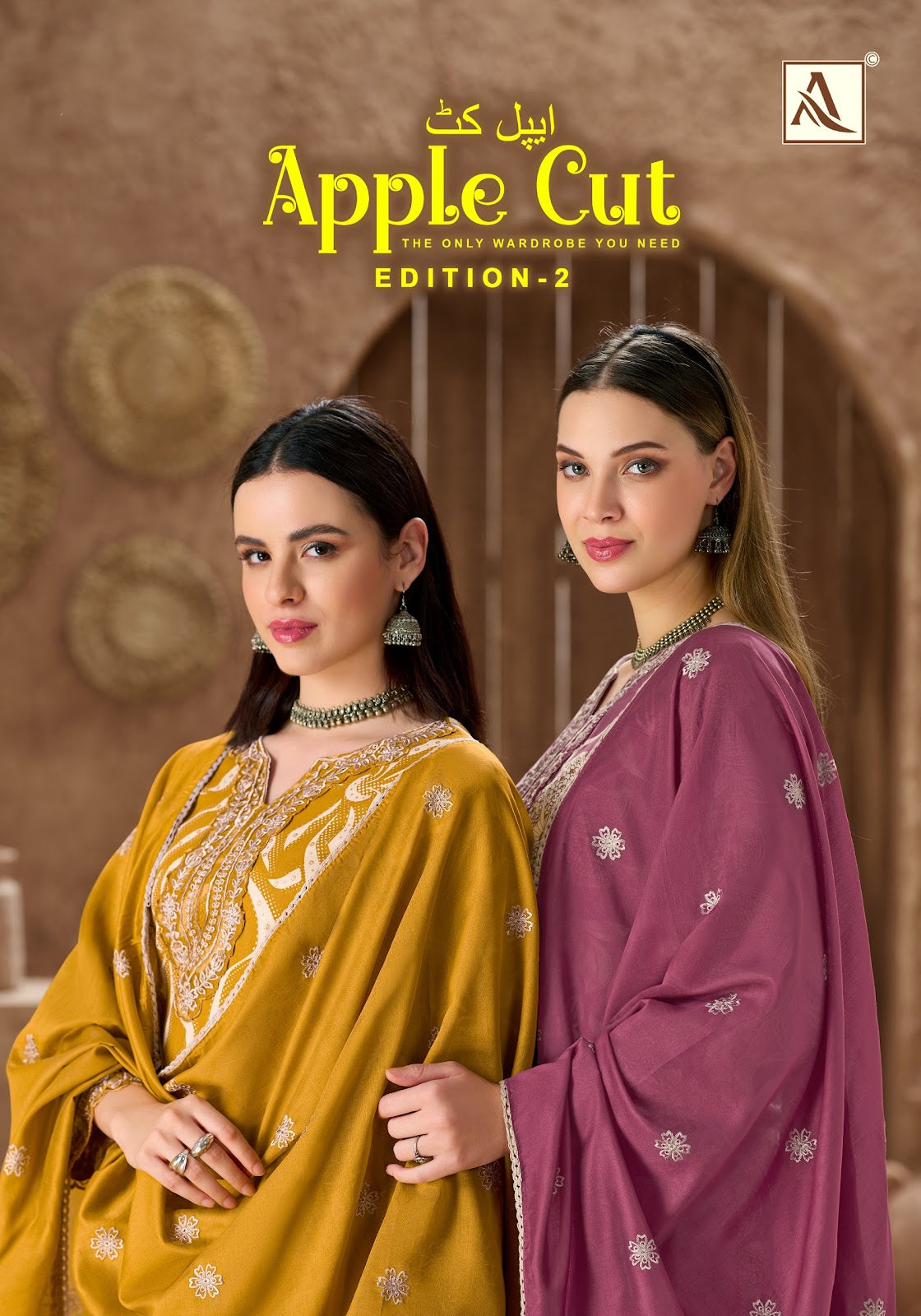 Apple Cut Edition 2 Alok Viscose Karachi Salwar Suits Manufacturer Ahmedabad