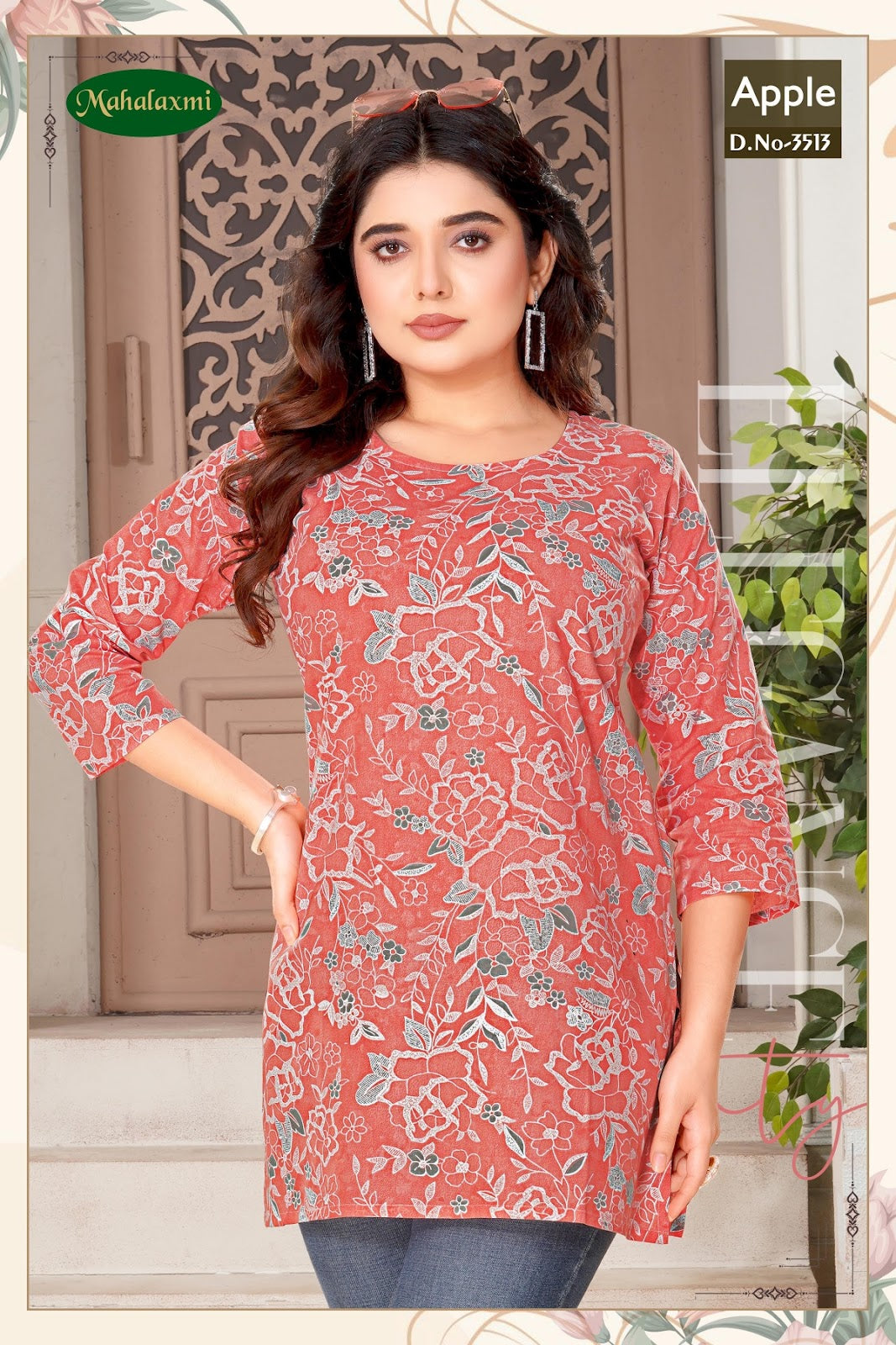 Apple Vol 2 Mahalaxmi Cotton Short Kurtis Wholesaler Ahmedabad