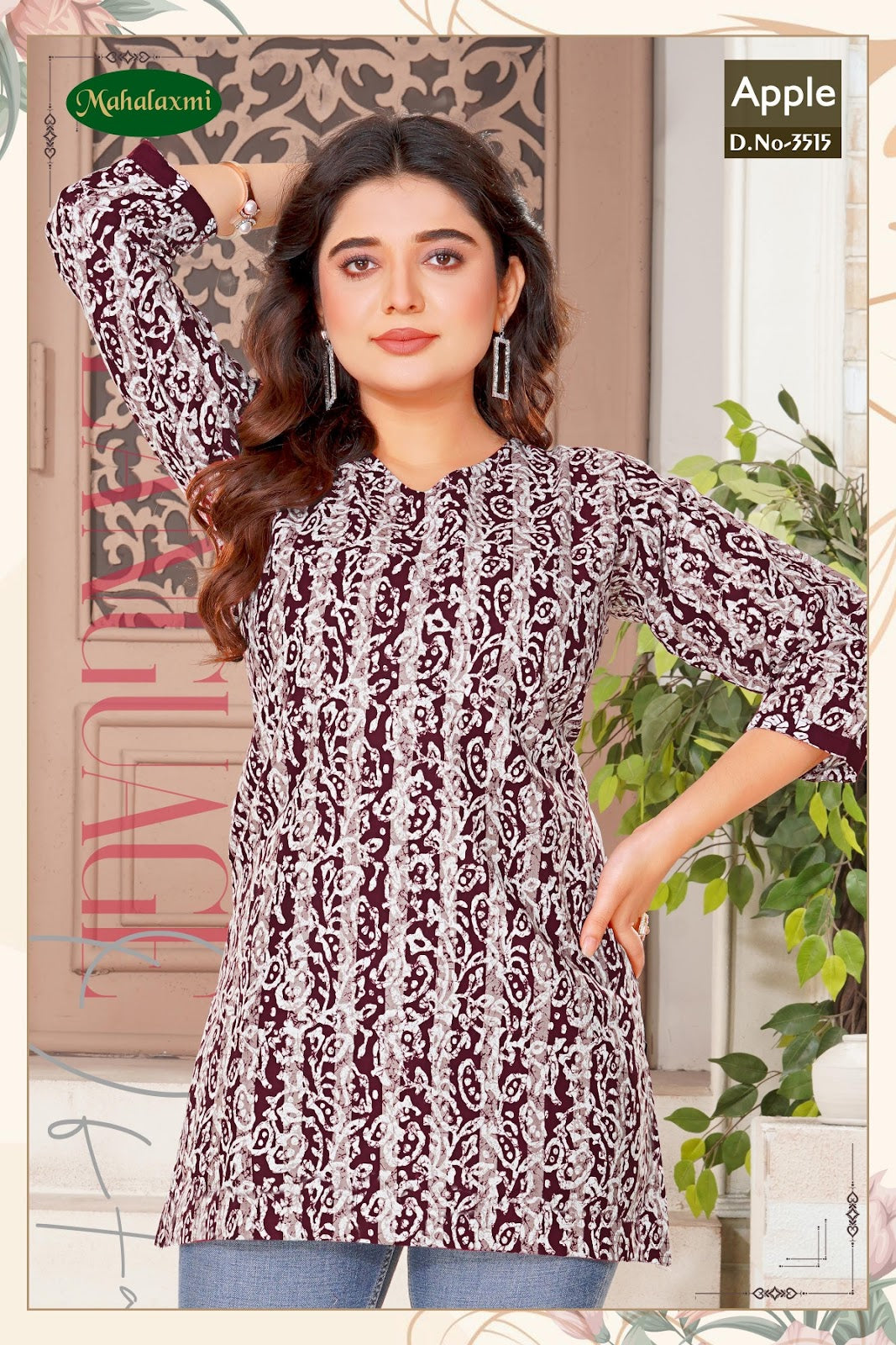 Apple Vol 2 Mahalaxmi Cotton Short Kurtis Wholesaler Ahmedabad