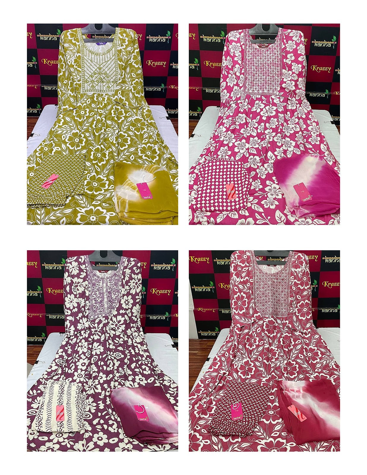 Apple With Pocket And Feeding 2509 Kanha Reyon Readymade Pant Style Suits Wholesaler Gujarat