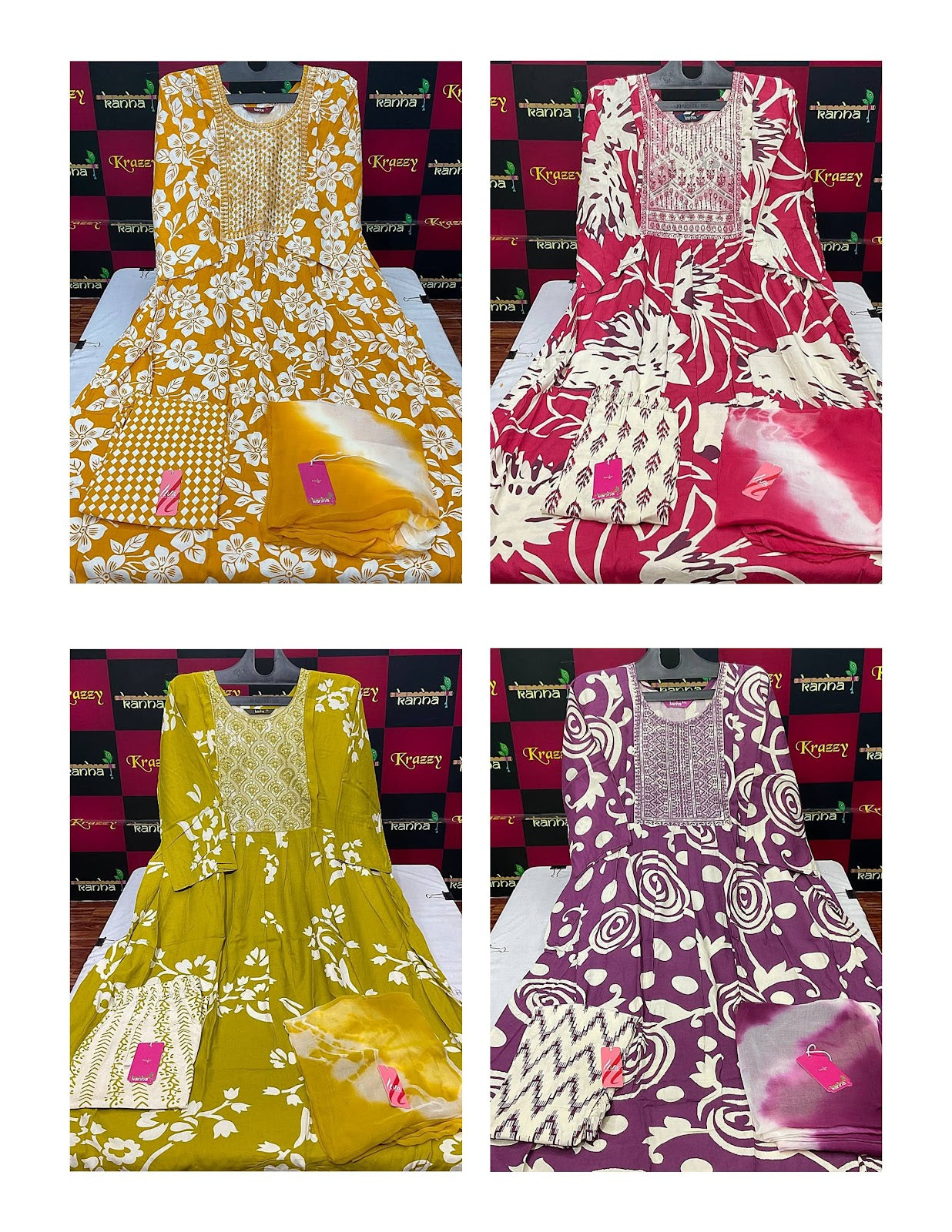 Apple With Pocket And Feeding 2509 Kanha Reyon Readymade Pant Style Suits Wholesaler Gujarat