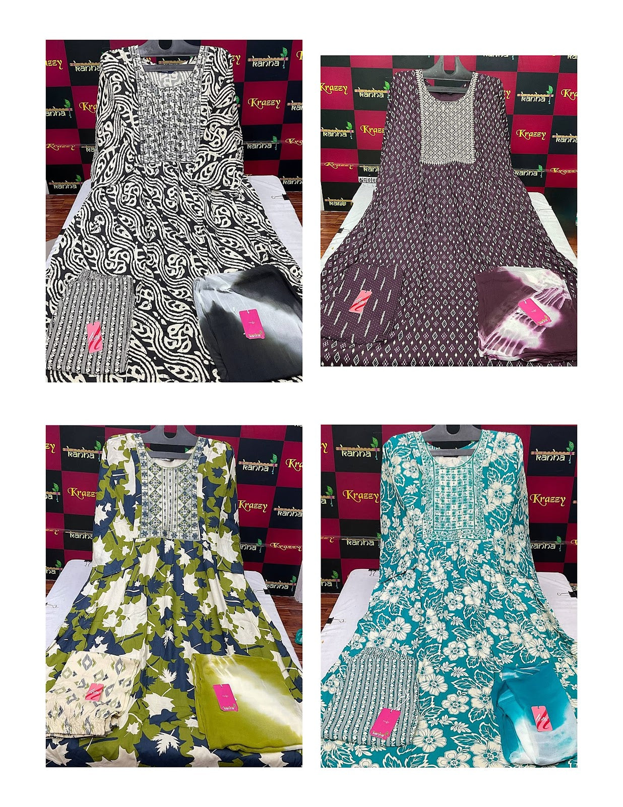 Apple With Pocket And Feeding 2509 Kanha Reyon Readymade Pant Style Suits Wholesaler Gujarat