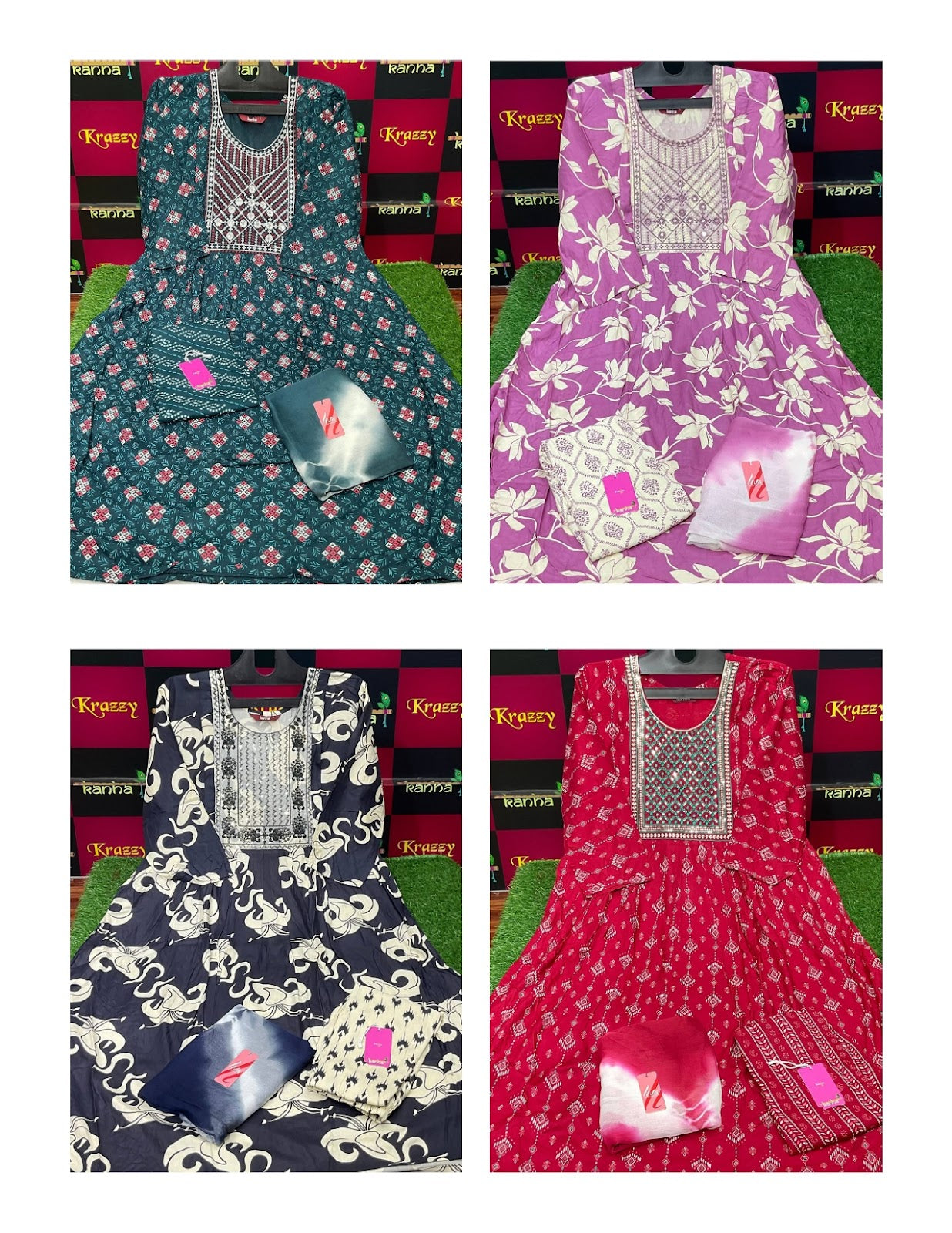 Netflix With Pocket 2710 Kanha Reyon Readymade Pant Style Suits Supplier India