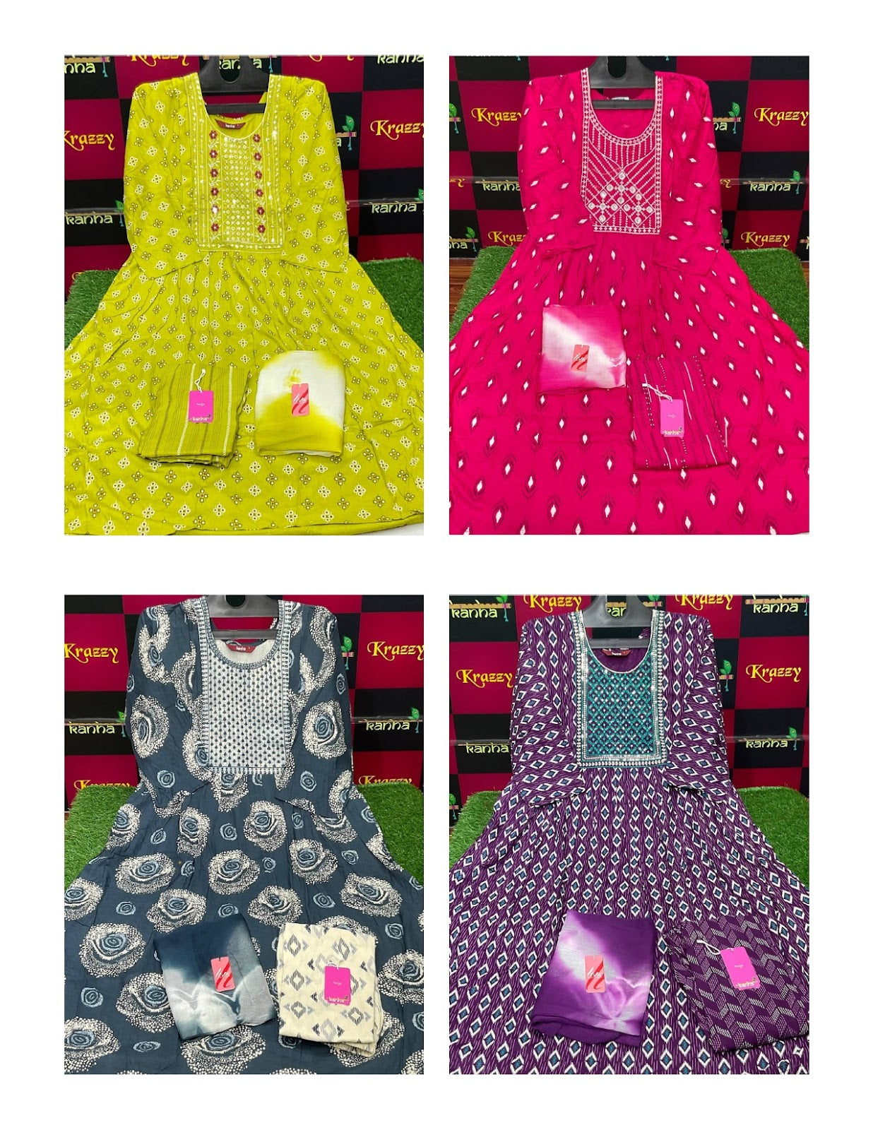 Netflix With Pocket 2710 Kanha Reyon Readymade Pant Style Suits Supplier India