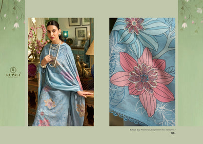 Applique Edition Rupali Cambric Lawn Pakistani Salwar Suits Exporter Ahmedabad