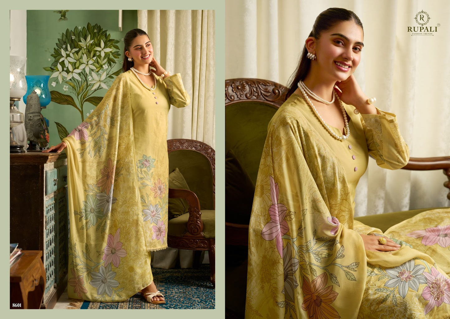 Applique Edition Rupali Cambric Lawn Pakistani Salwar Suits Exporter Ahmedabad