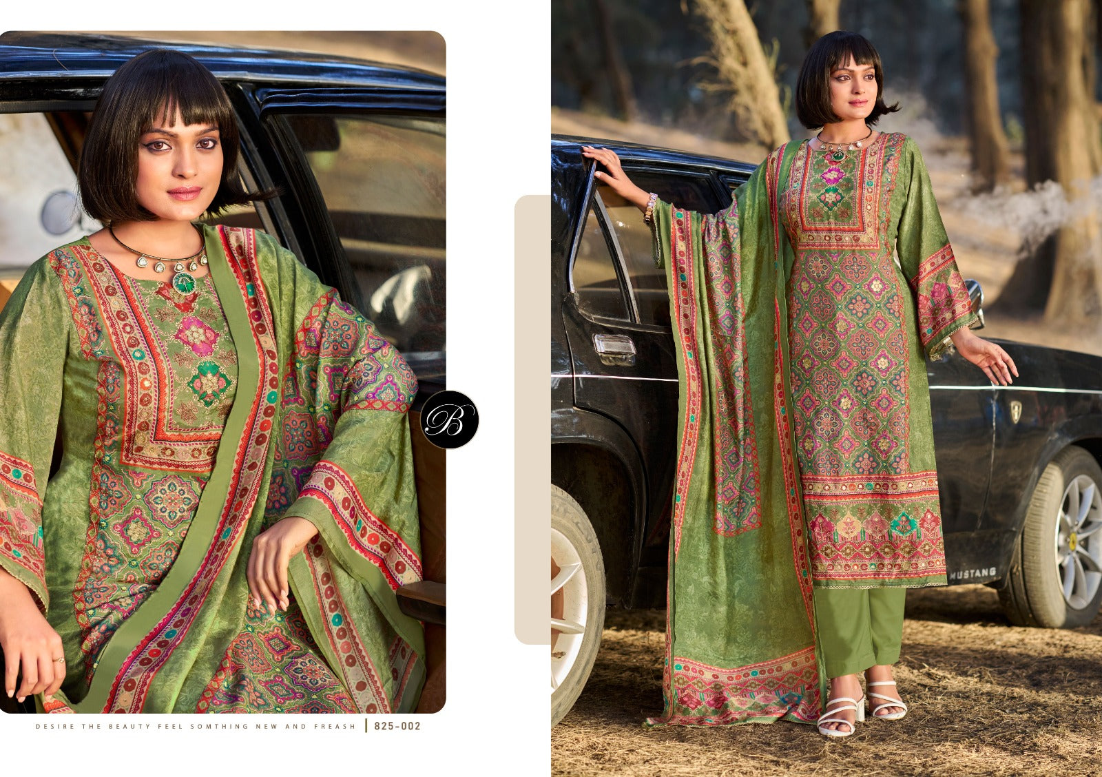 Apsara Belliza Designer Studio Viscose Muslin Karachi Salwar Suits Wholesale Rate