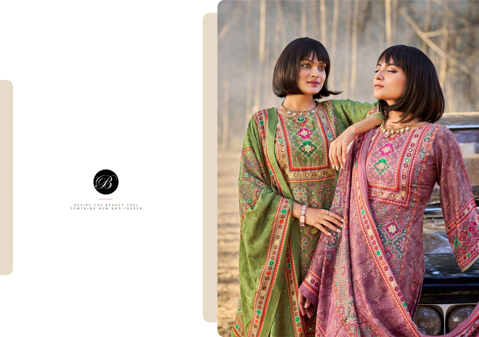 Apsara Belliza Designer Studio Viscose Muslin Karachi Salwar Suits Wholesale Rate