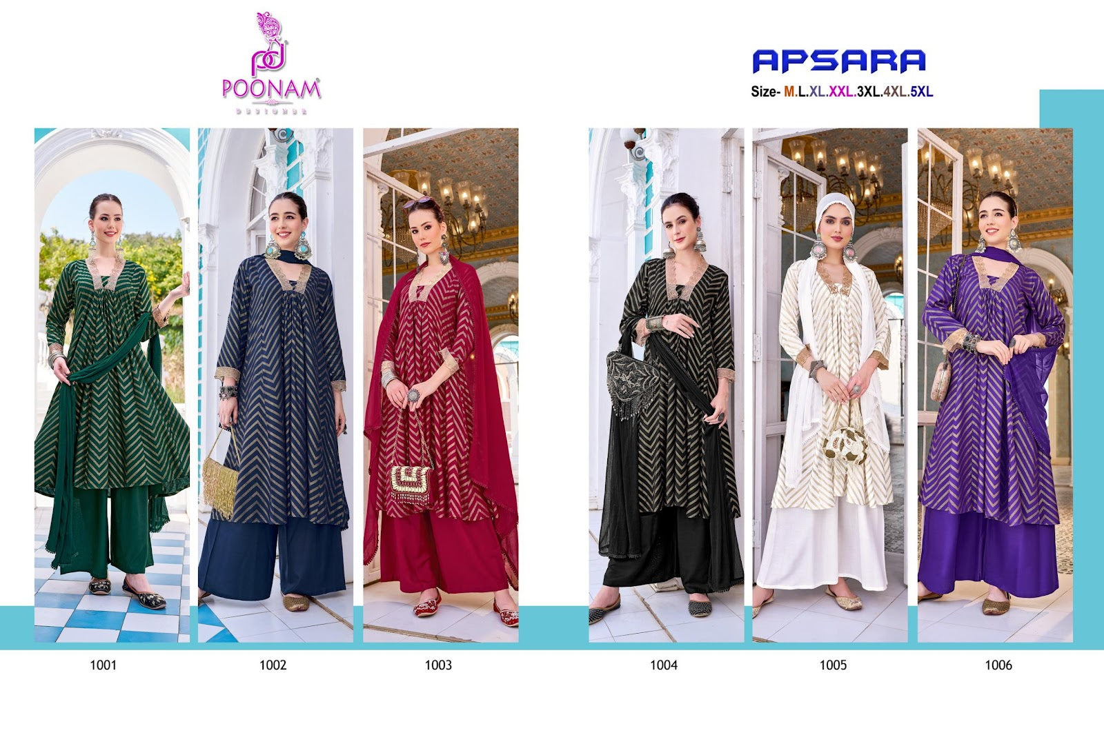 Apsara Poonam Designer Rayon Readymade Anarkali Suits Wholesale Rate