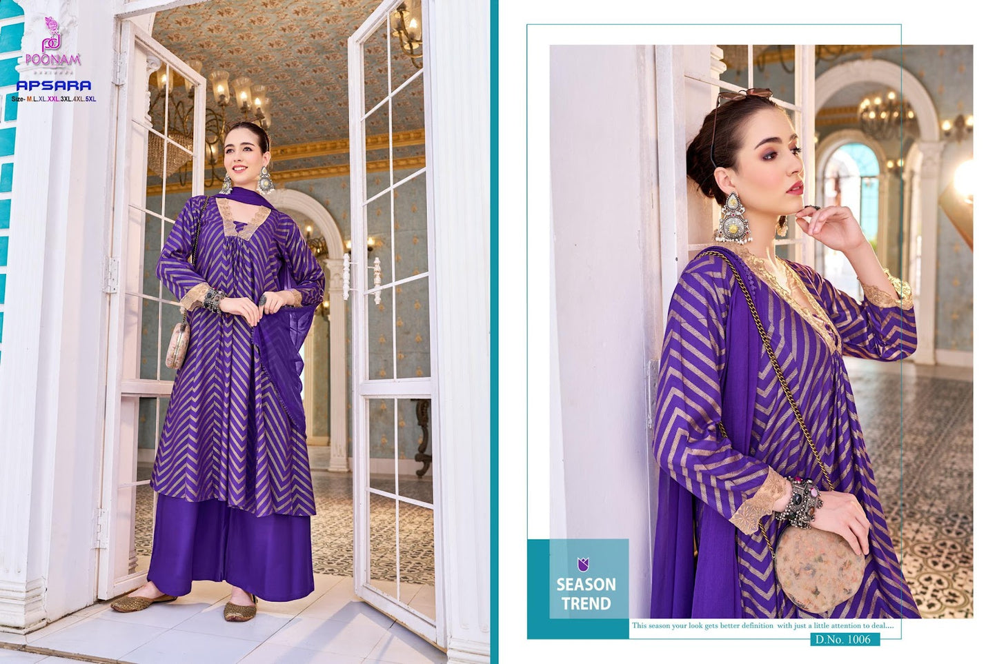 Apsara Poonam Designer Rayon Readymade Anarkali Suits Wholesale Rate