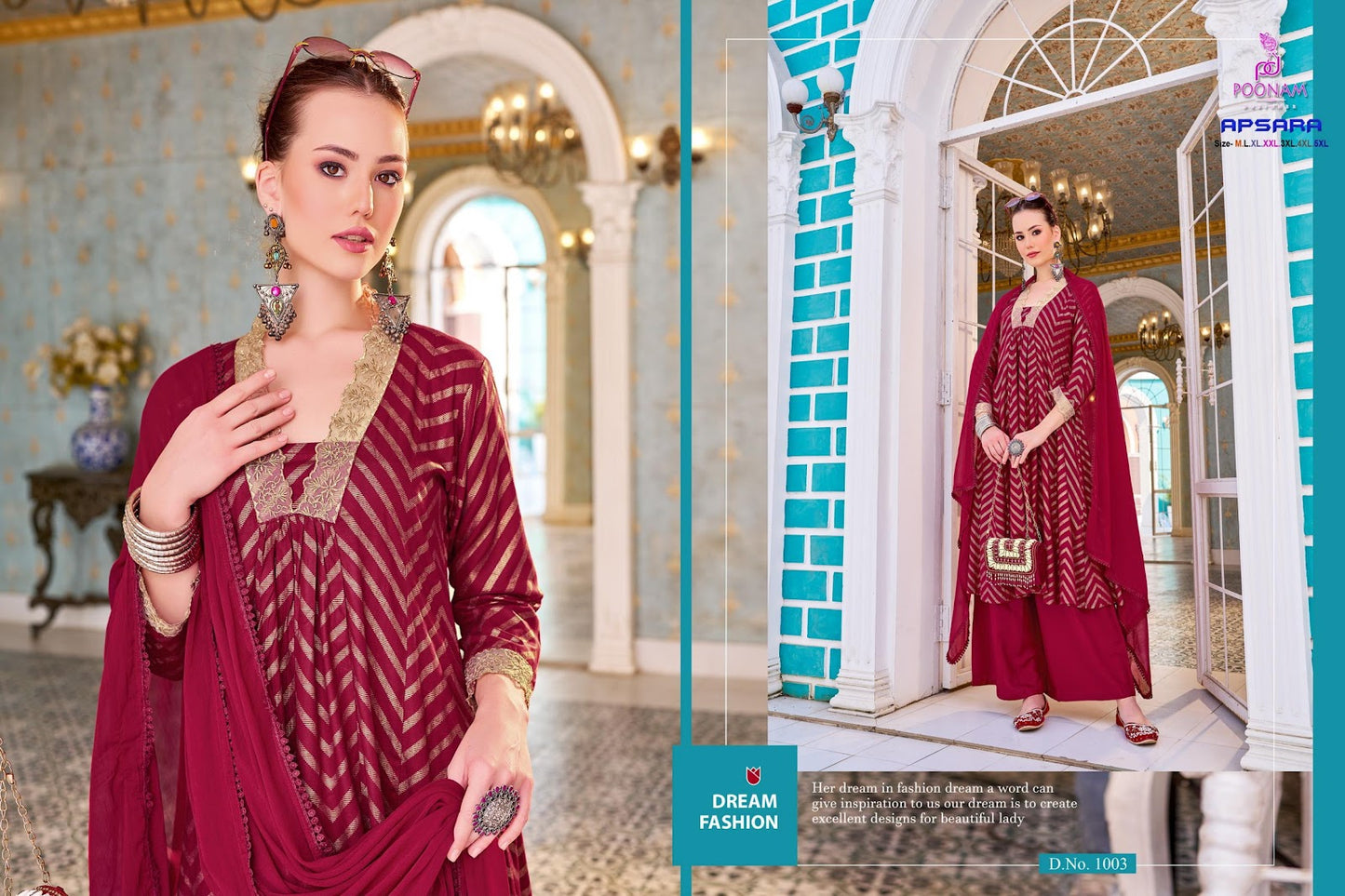 Apsara Poonam Designer Rayon Readymade Anarkali Suits Wholesale Rate