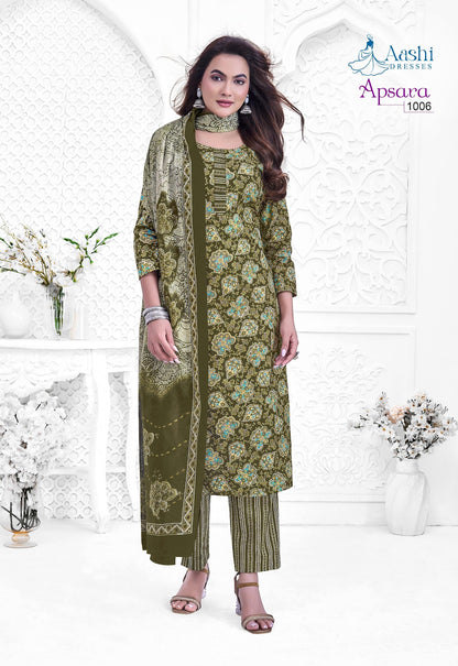 Apsara Vol 1 Aashi Readymade Cotton Pant Suits Exporter Gujarat