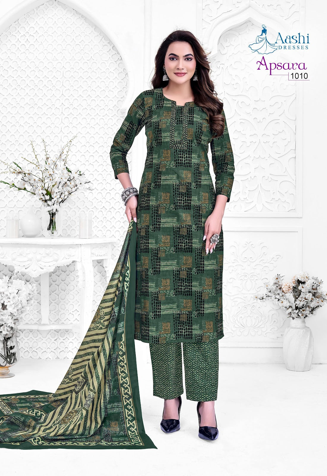 Apsara Vol 1 Aashi Readymade Cotton Pant Suits Exporter Gujarat