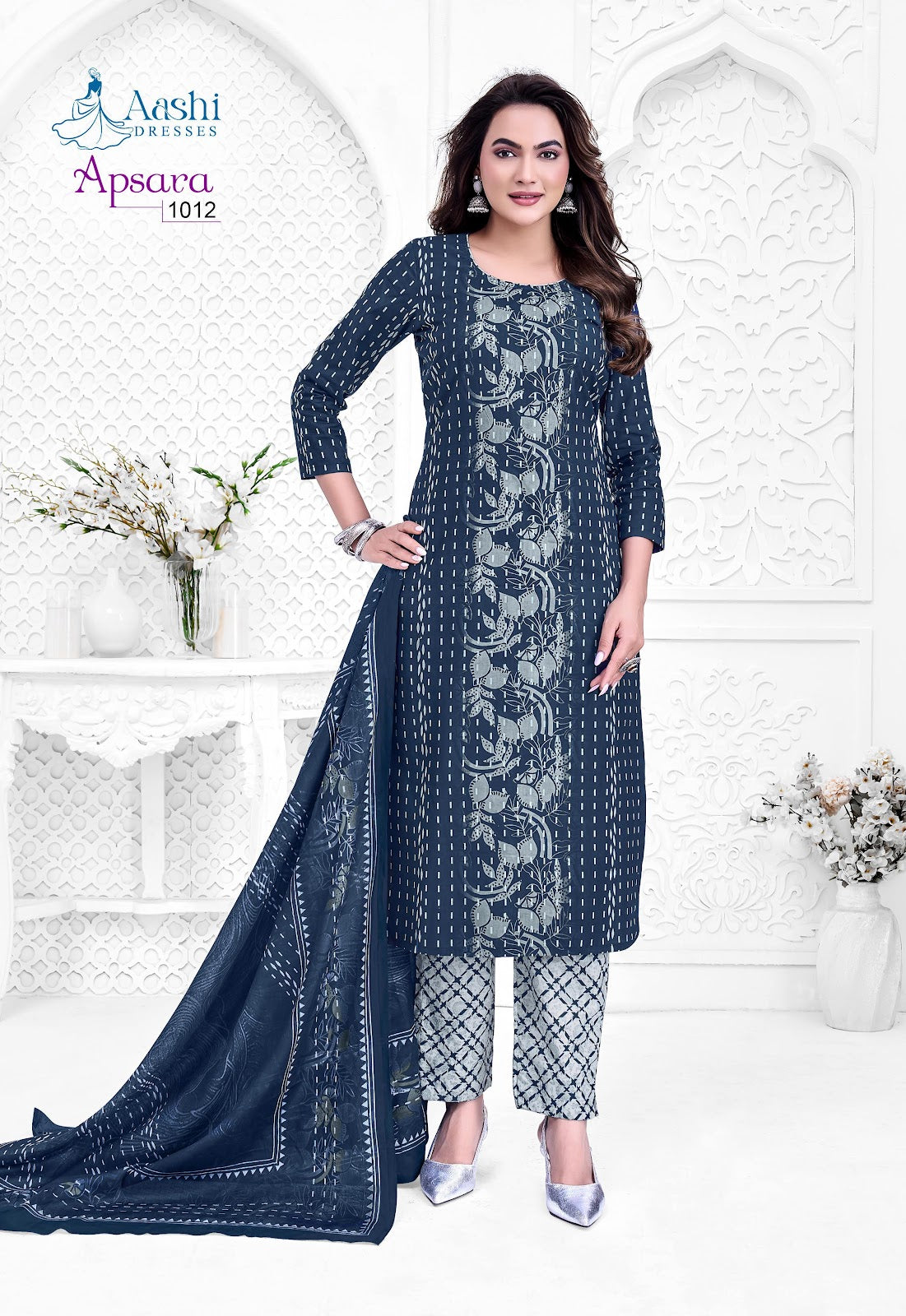 Apsara Vol 1 Aashi Readymade Cotton Pant Suits Exporter Gujarat