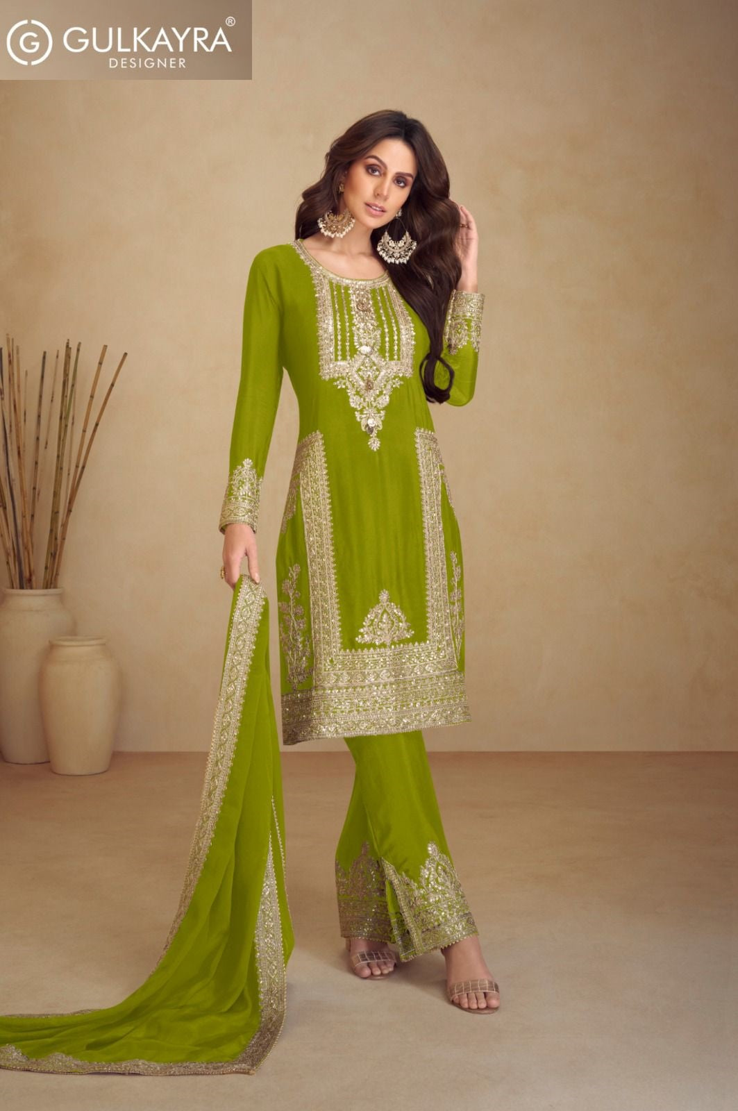 Apsara Vol 5 Gulkayra Designer Chinon Readymade Suits Supplier
