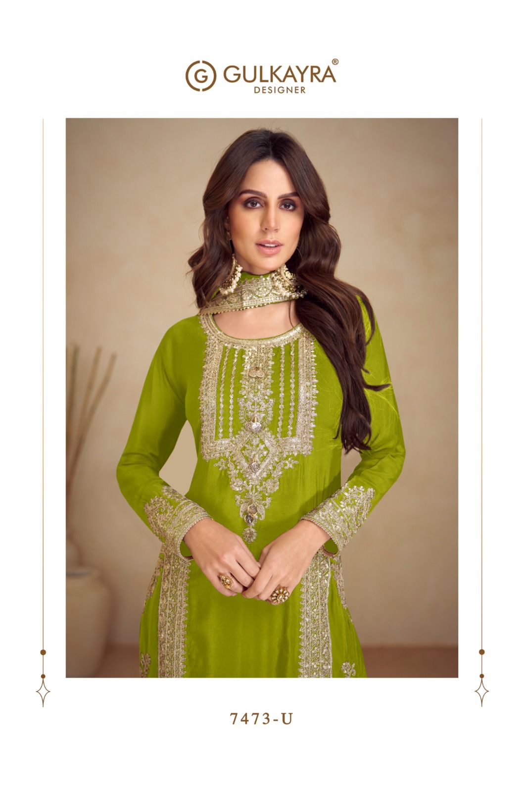 Apsara Vol 5 Gulkayra Designer Chinon Readymade Suits Supplier