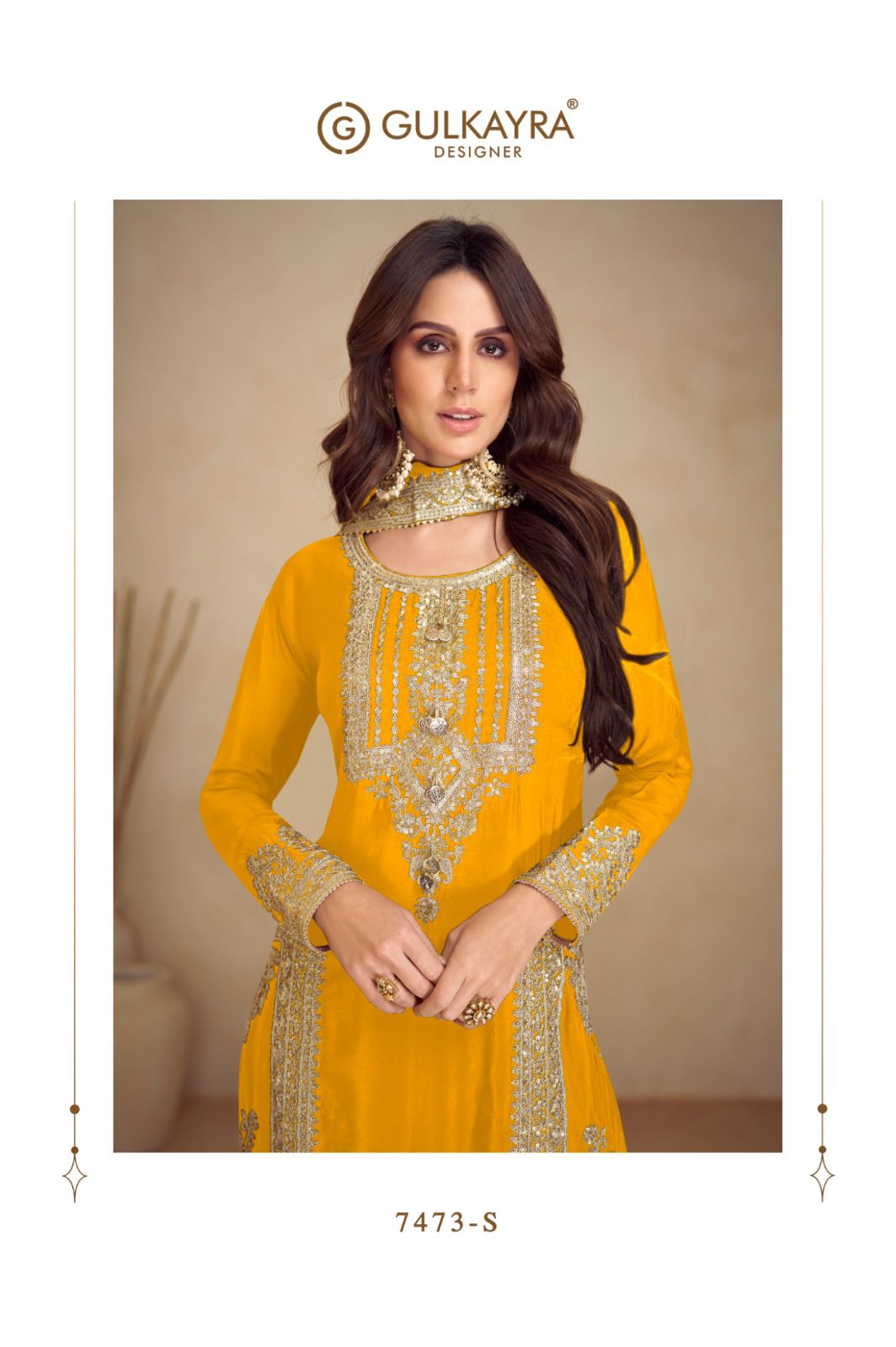 Apsara Vol 5 Gulkayra Designer Chinon Readymade Suits Supplier
